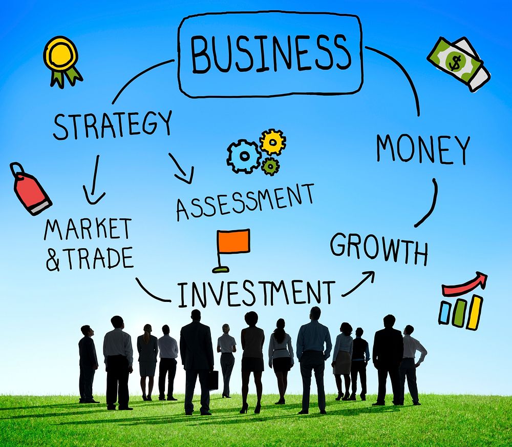 Business Growth Investment Market and Trade Concept