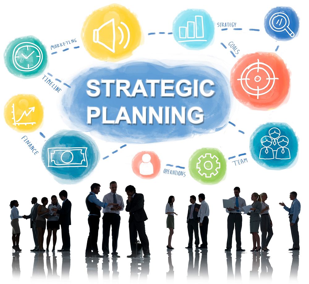 Strategy Planning Target Process Business Concept
