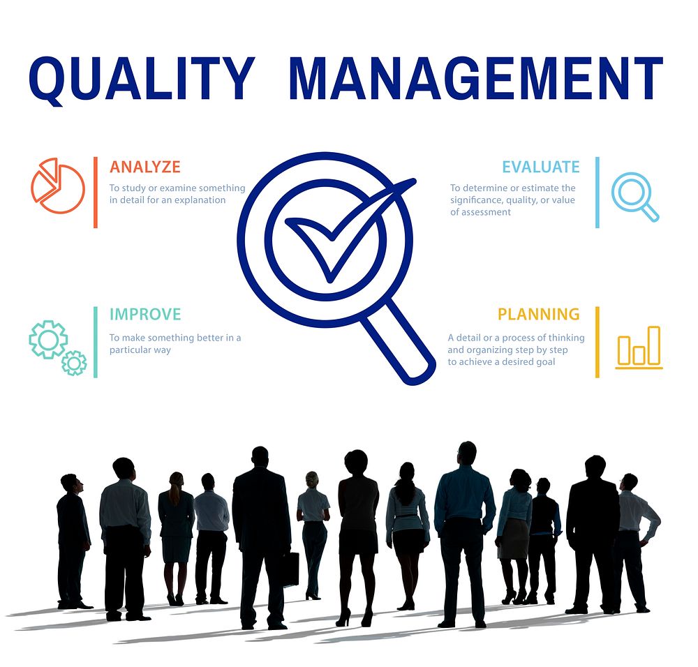 Quality Management Check Icon Concept