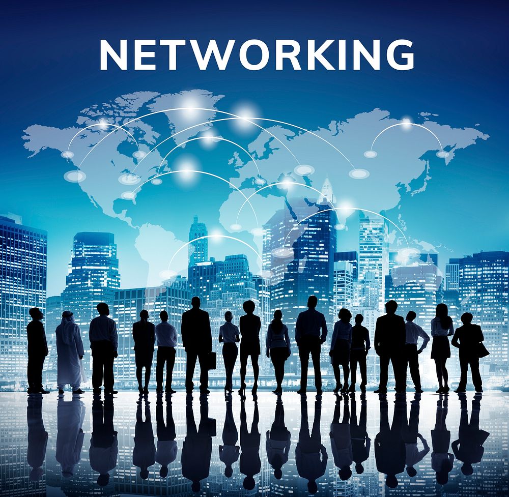 Network connection graphic window background