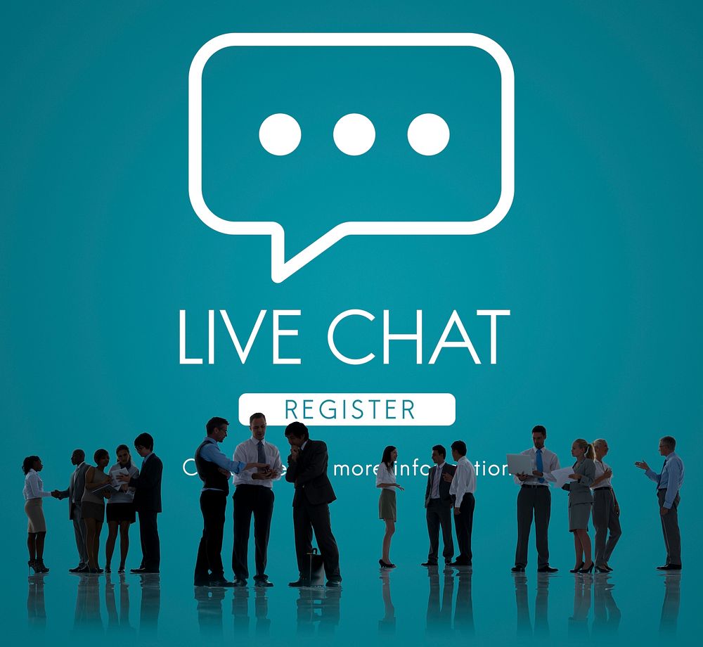 Live Chat Online Conversation Message Concept