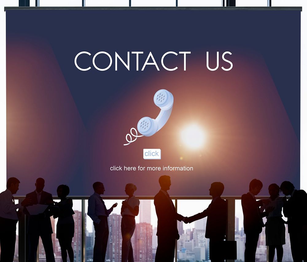 Contact Hotline Call Advice Communication Concept