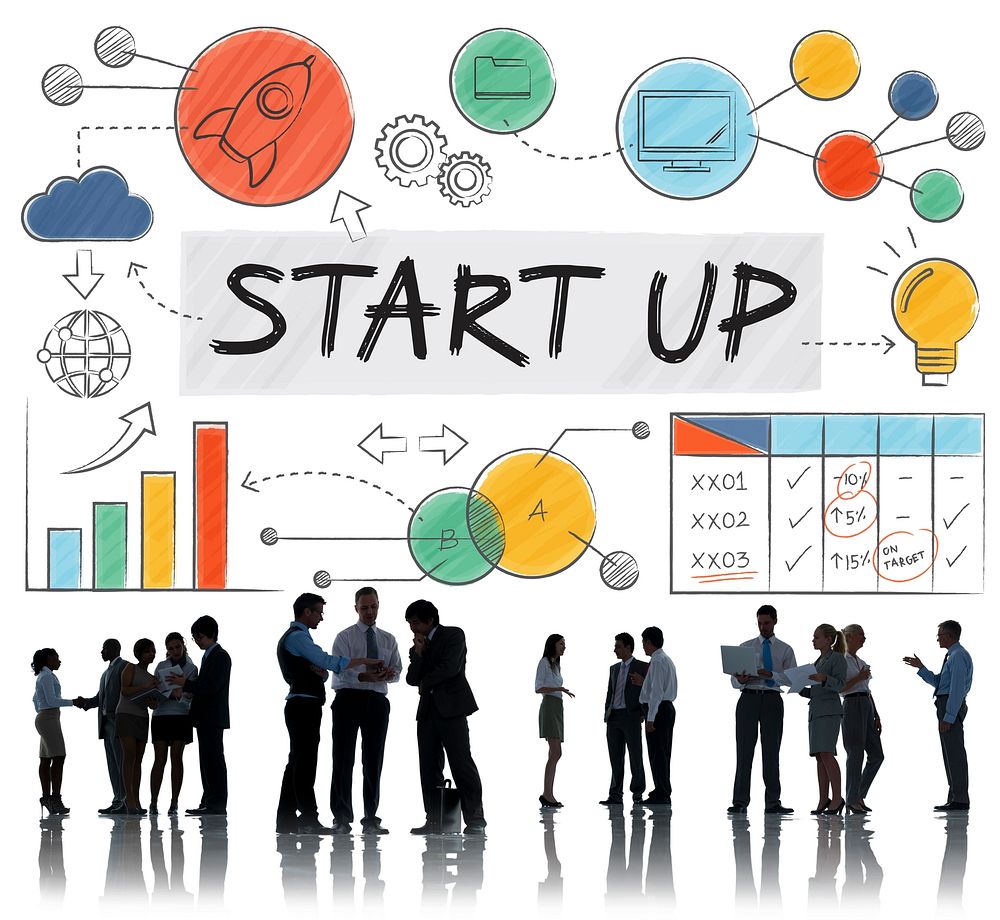 Start up Launch Business Ideas Growth Success Concept