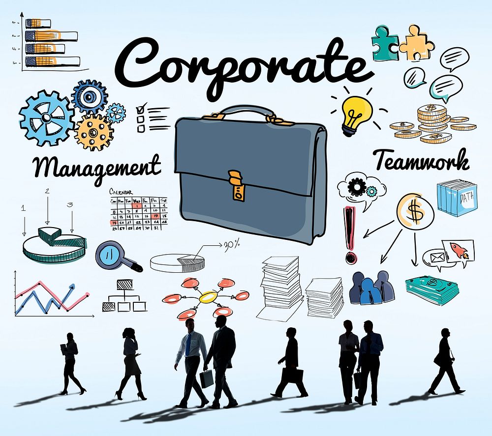 Corporate Business Professional Organization Concept