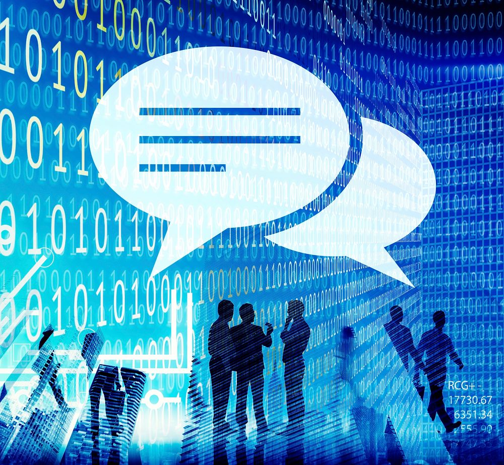 Speech Bubble Chat Communication Message Social Concept