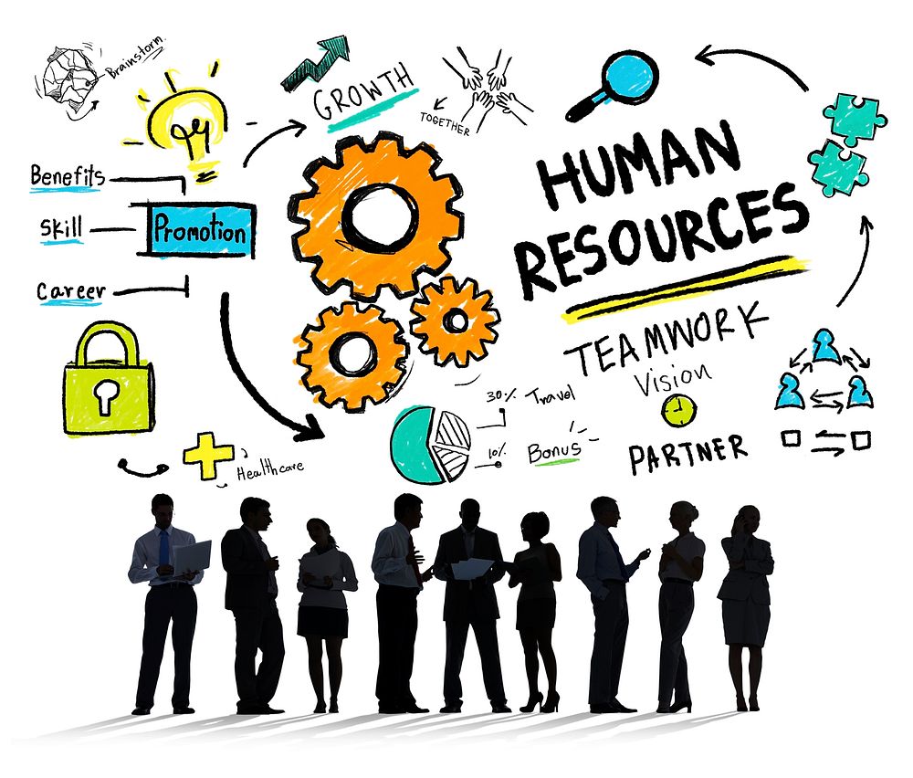 Human Resources Employment Teamwork Business People Communication Concept