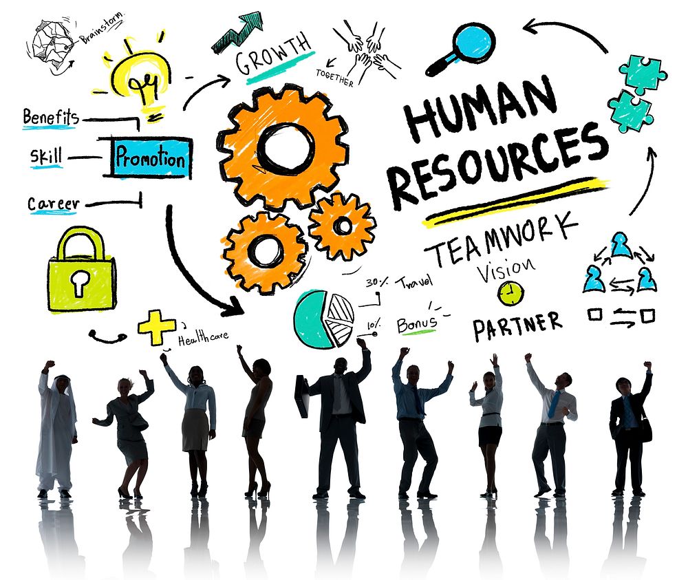 Human Resources Employment Teamwork Business People Success Concept