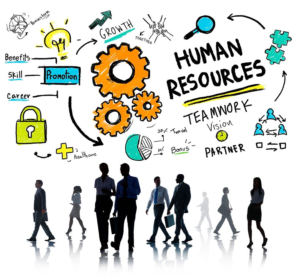 Human Resources Employment Teamwork Business People Commuter Concept