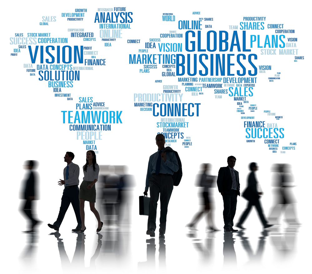 Global Business World Commercial Business People Concept