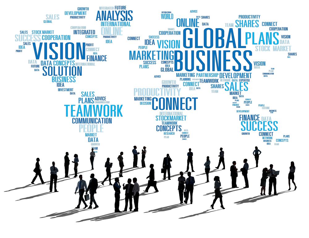 Global Business World Commercial Business People Concept