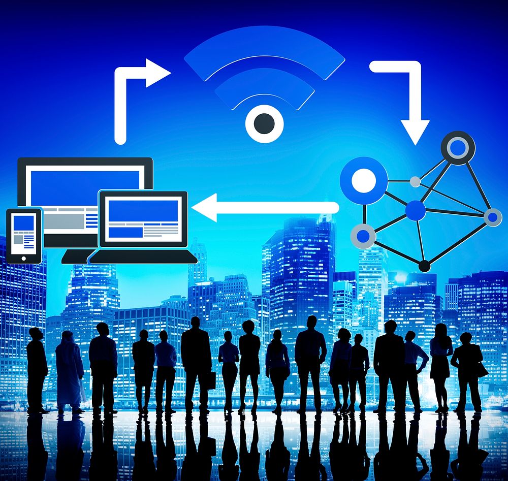 Internet DIgital Global Communicaotion Togetherness Concept