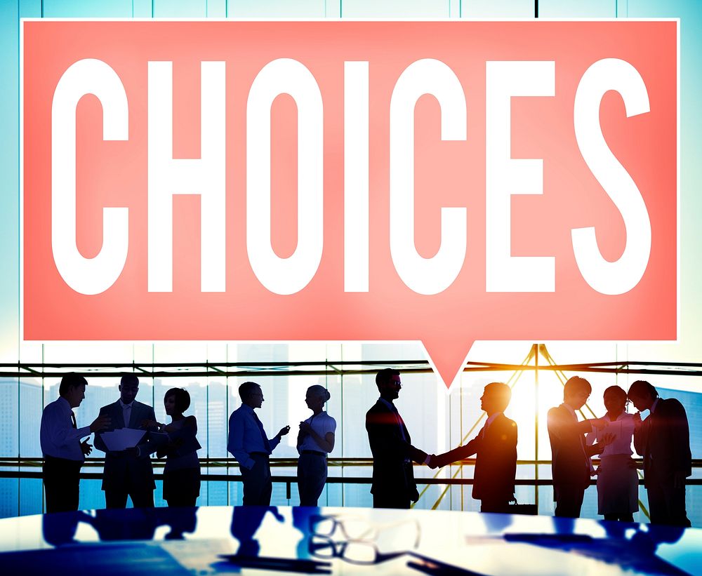 Choices Chance Opportunity Decision Direction Concept