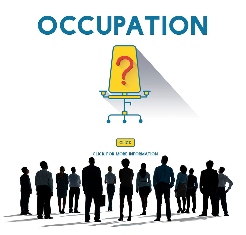 Job Search Occupation Recruitment We're Hiring Concept