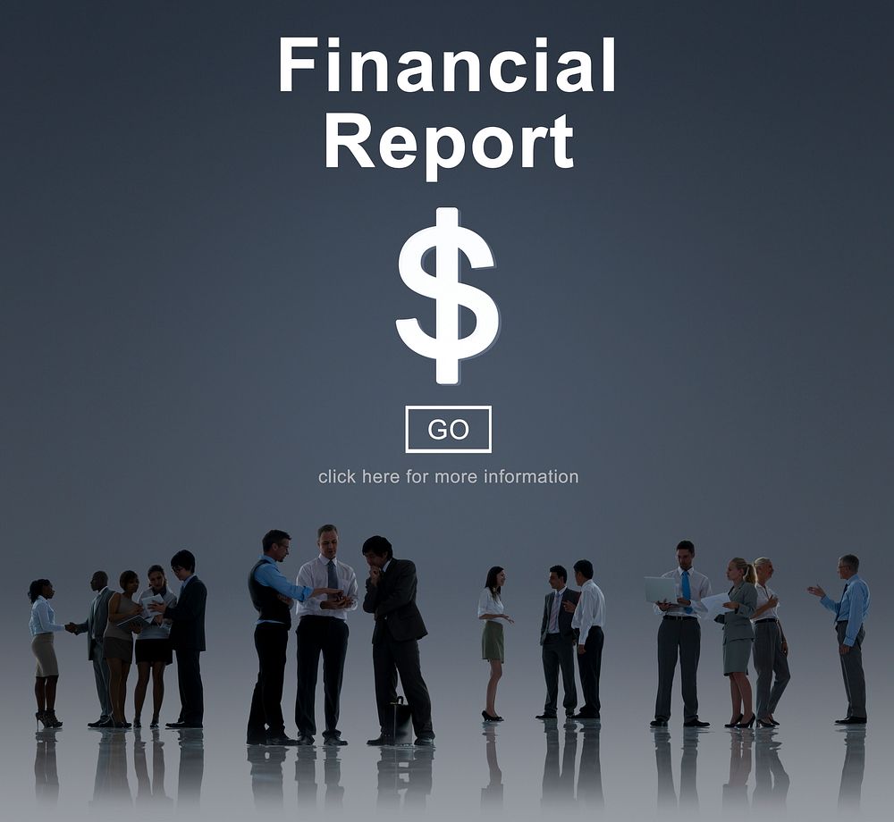 Financial Report Dollar Sign Go Concept