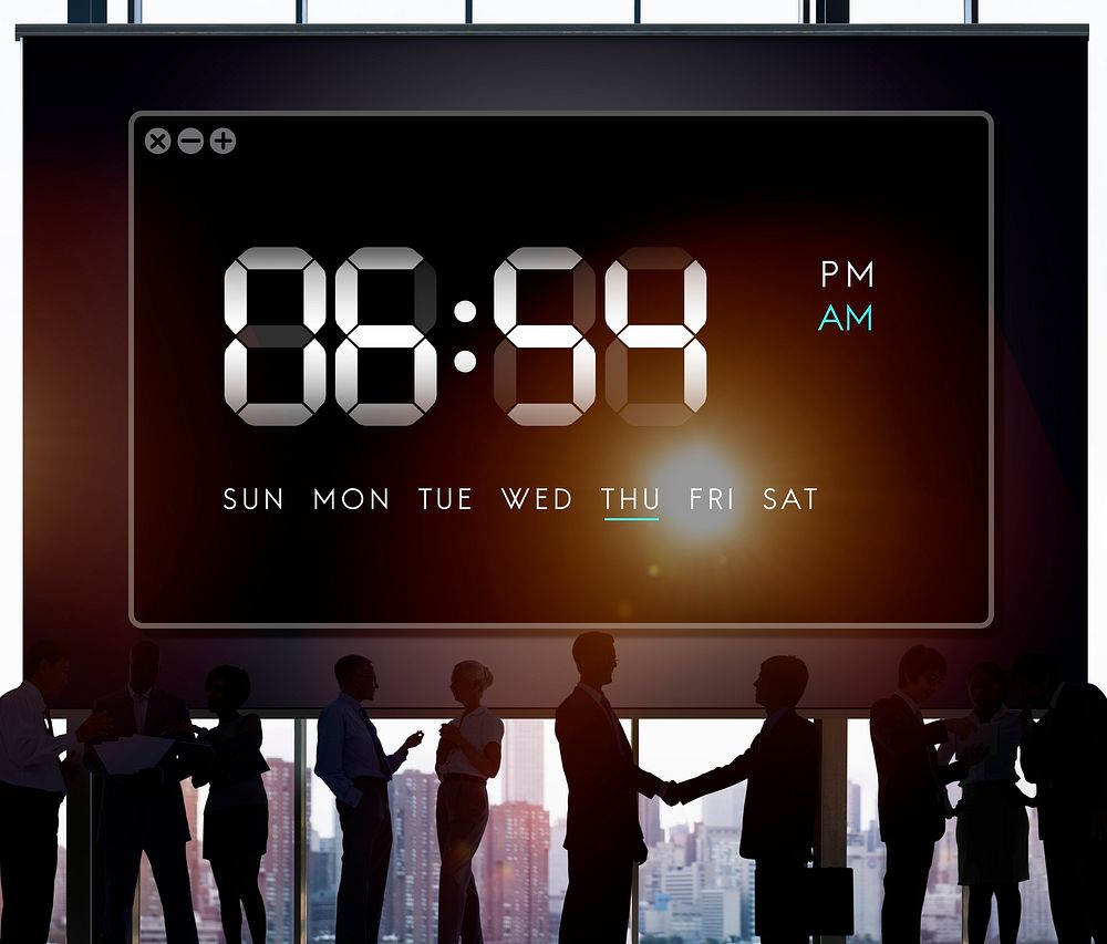 Clock Duration Time Leisure Hour Concept