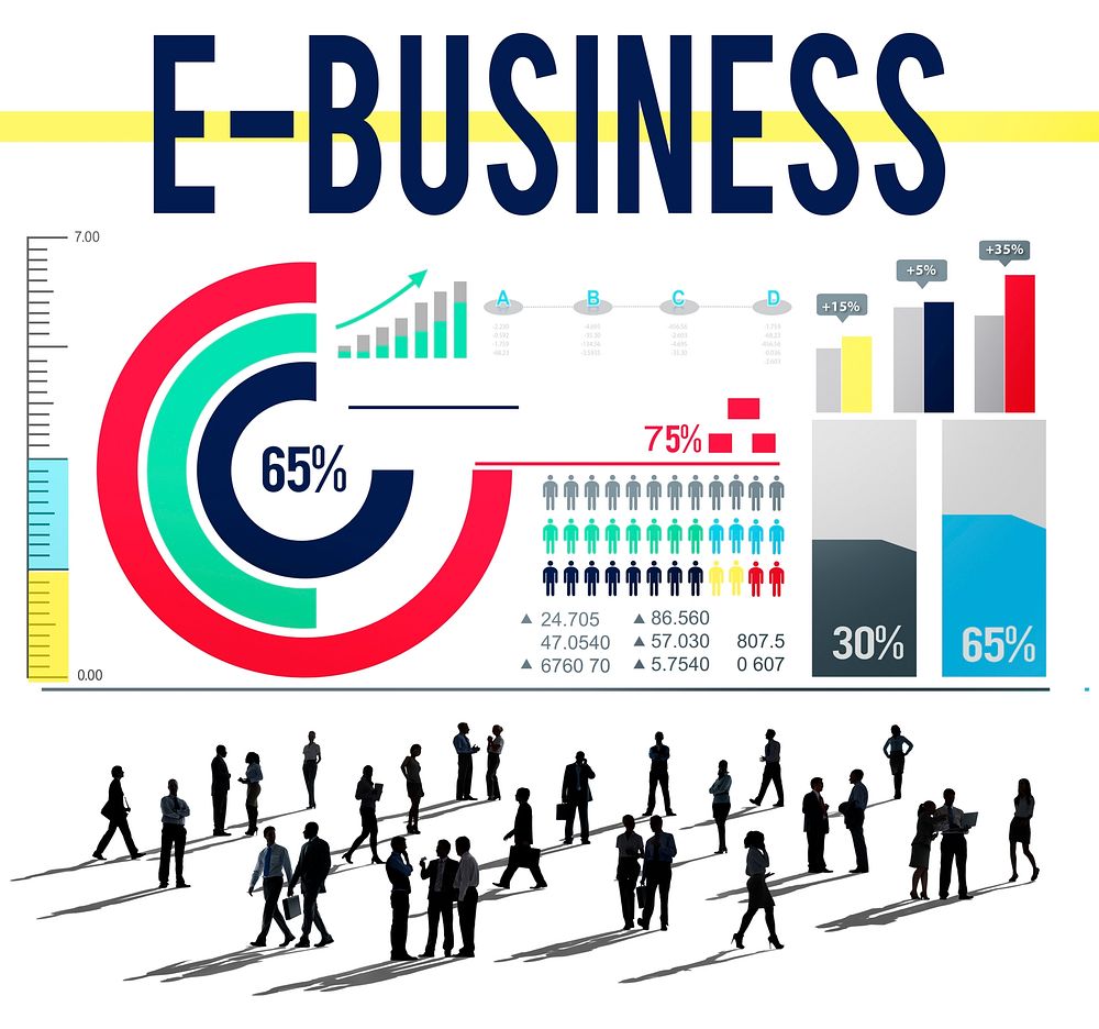 E-business Internet Global Communications Commerce Concept