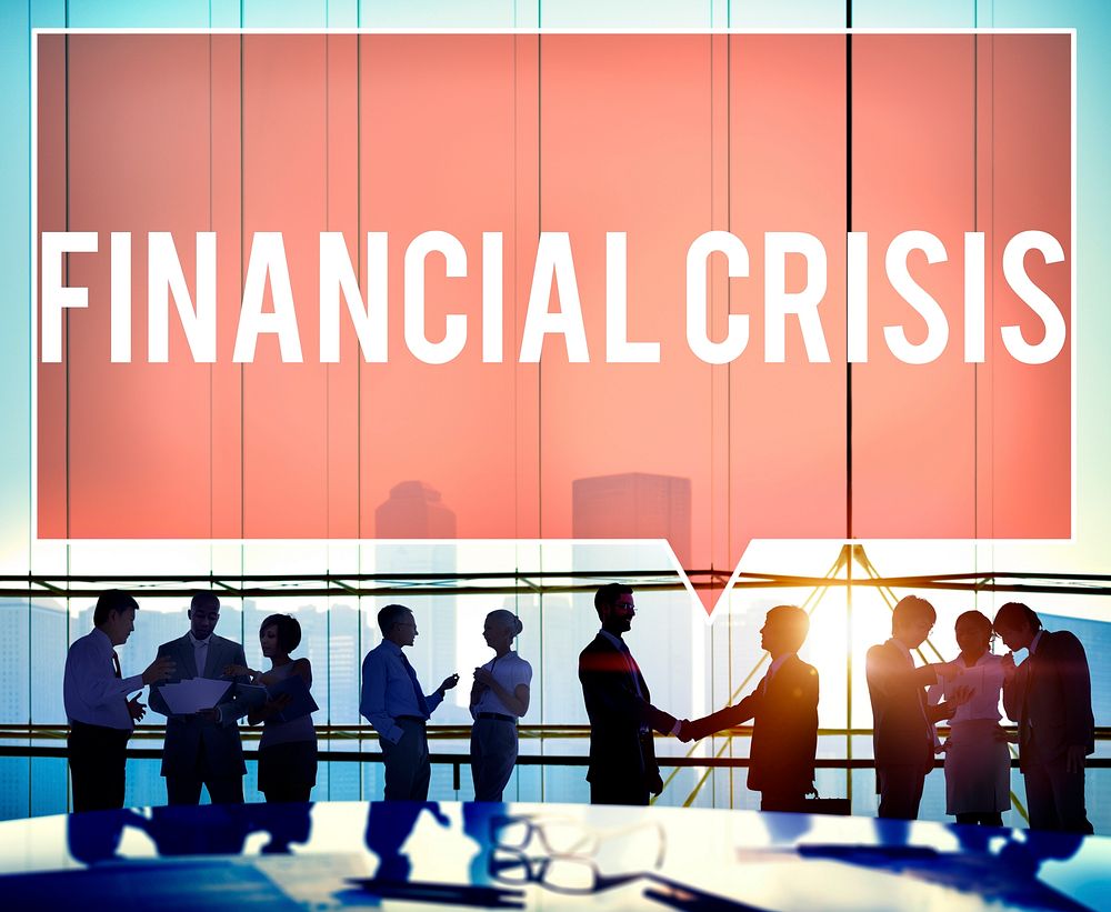 Financial Crisis Bankruptcy Depression Finance Concept
