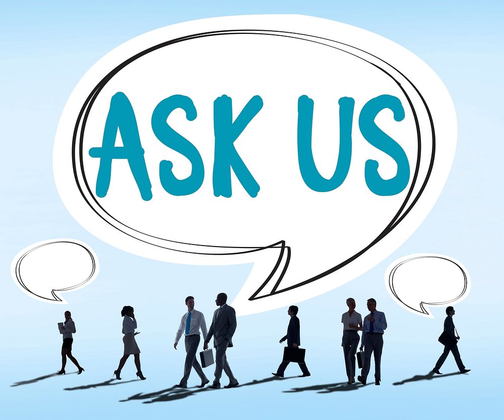 Ask Us Inquiries Questions Concerns Contact Concept