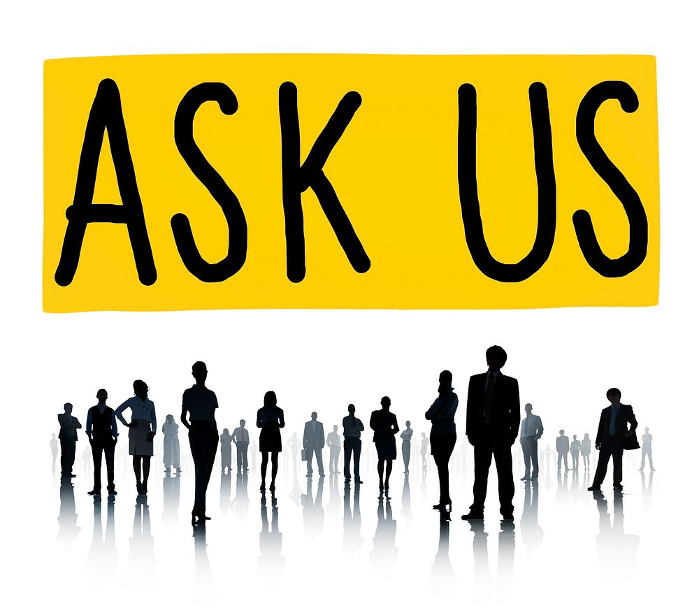 Ask Us Inquiries Questions Concerns Contact Concept