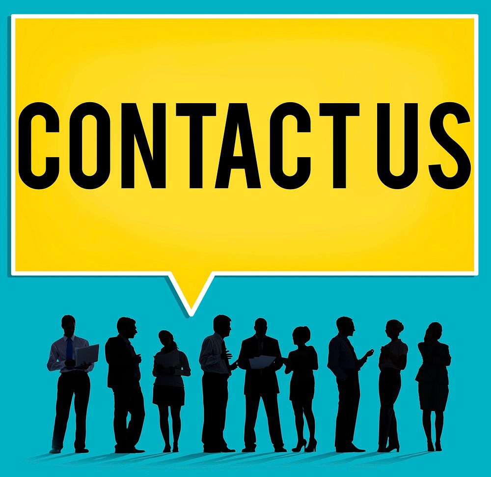 Contact Us Hotline Info Service Customer Care Concept