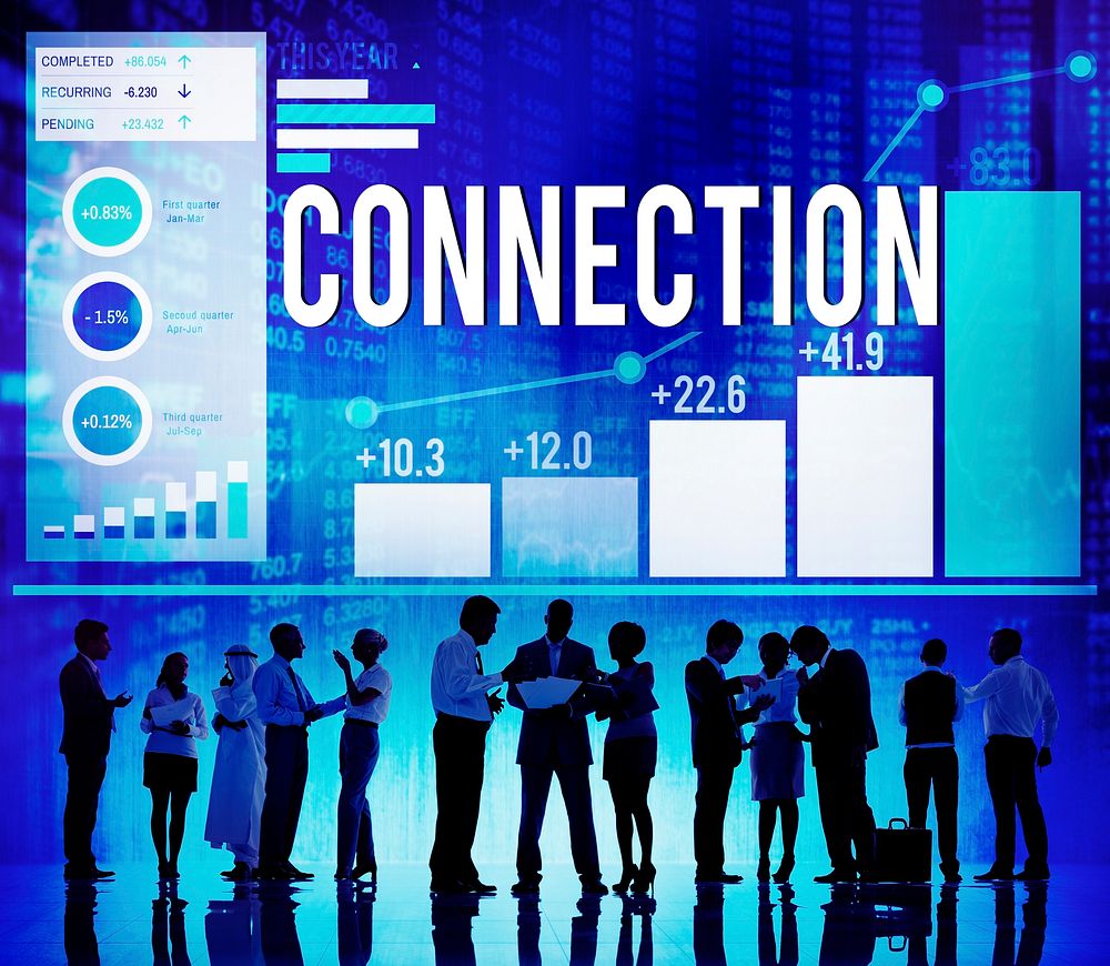 Networking Connection Global Communication Link Concept