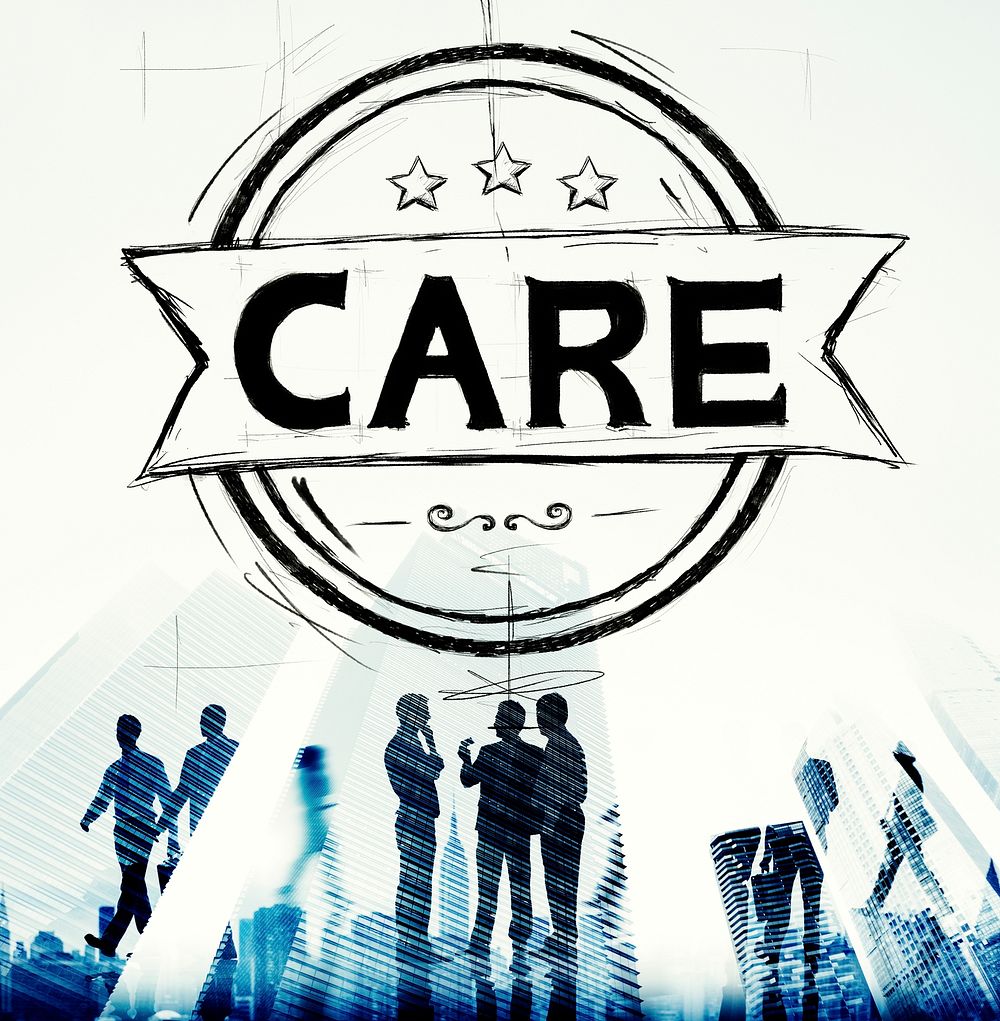 Care Protect Secure Healthcare Service Concept