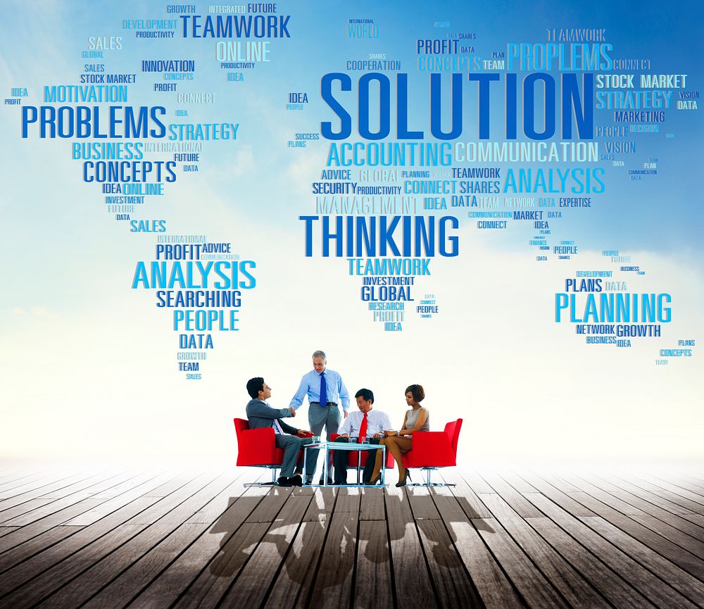 Solution Success Sloved Decision Strategic Progress Concept