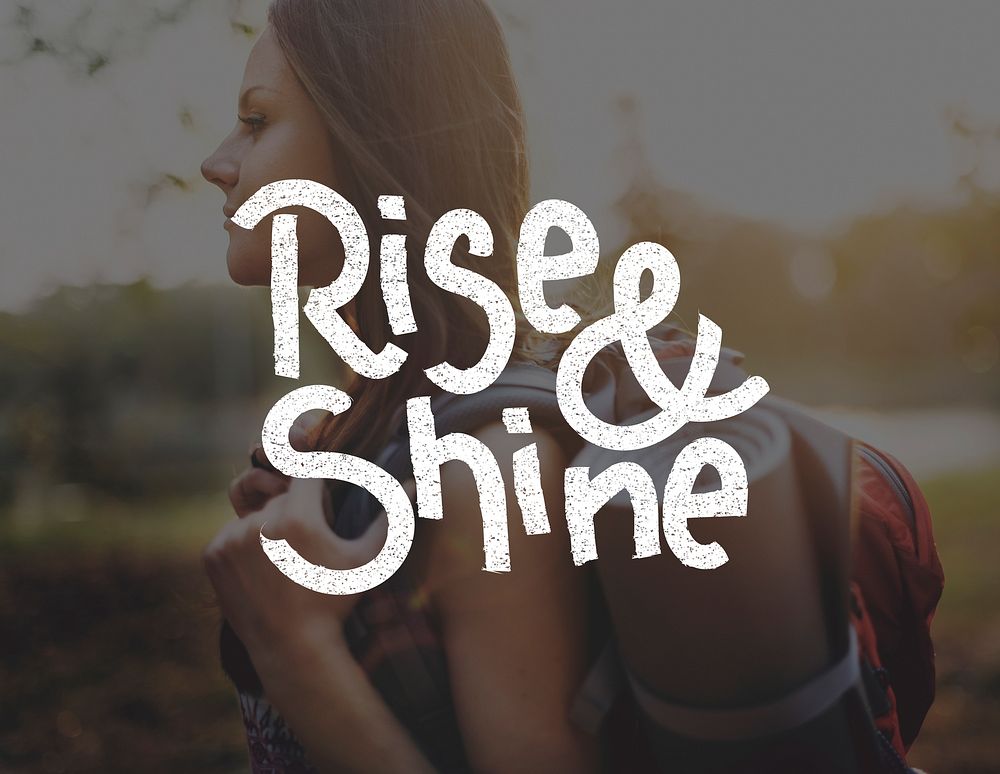 Rise Shine Development Improvement Success Concept