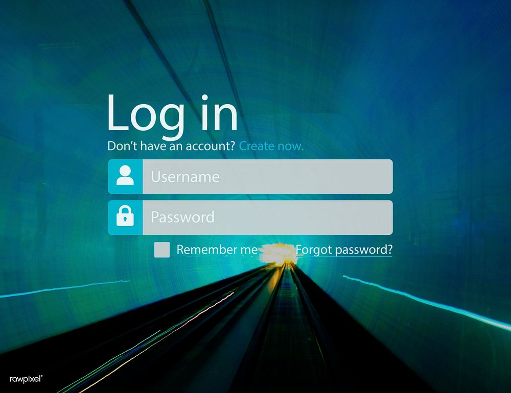 Log In Sign Up Register Account Page Concept