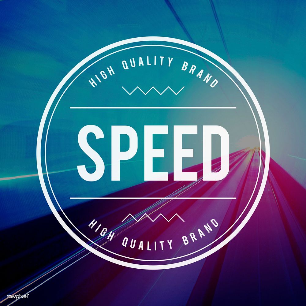 Speed Rush Rapidity Velocity Momentum Concept