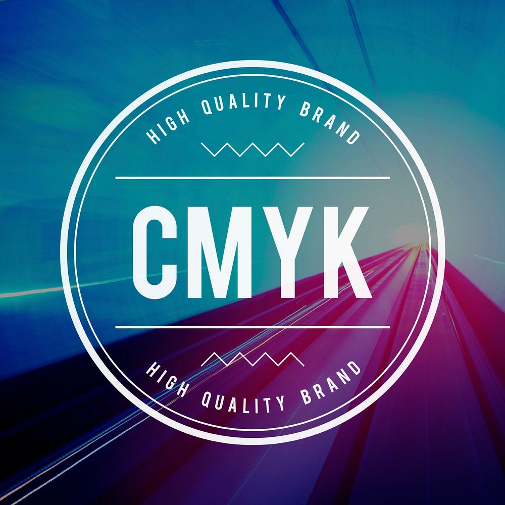 CMYK Color Design Graphic Printing Concept