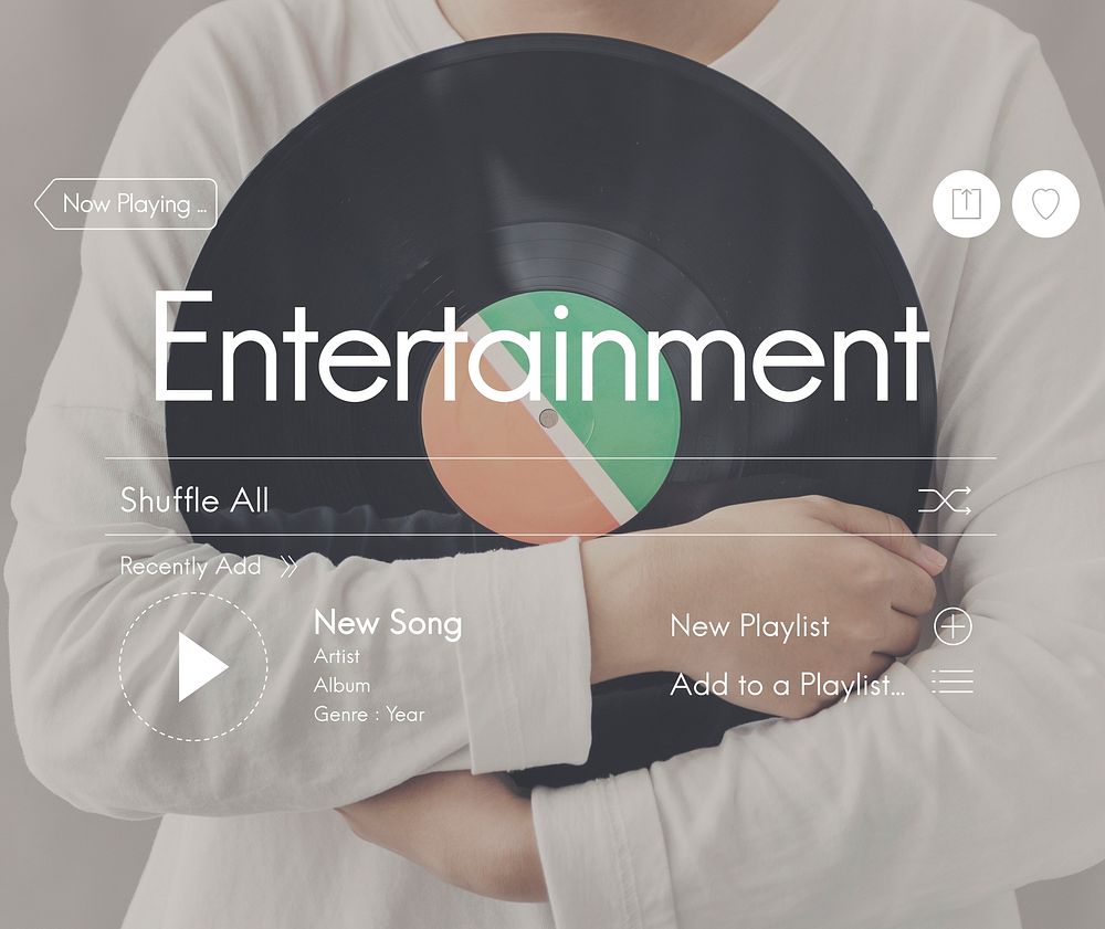 Dj Music Entertainment Streaming Concept