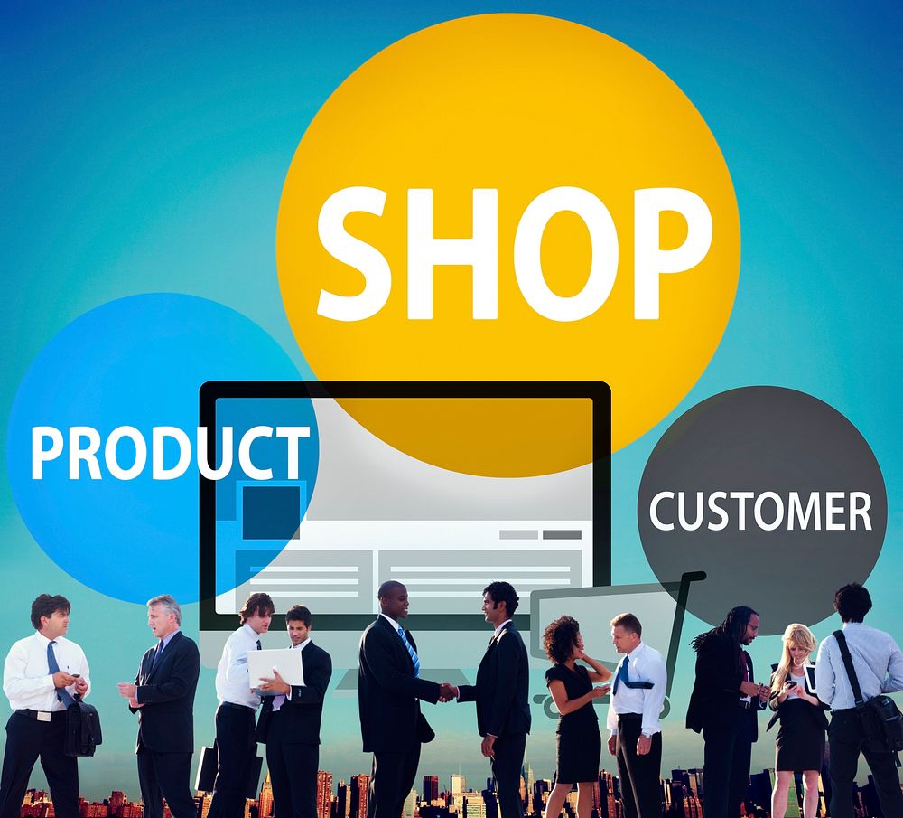Shop Product Customer Buying Commercial Consumer Concept