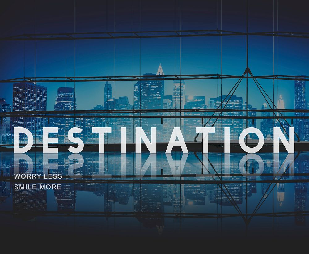 Destination Direction Place Travel Location Concept