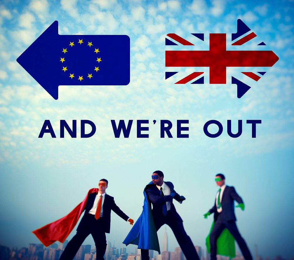 Brexit Britain Leave European Union Quit Referendum Concept