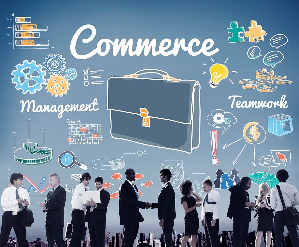 Commerce Business Marketing Strategy Finance Concept