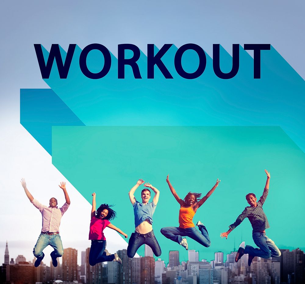 Workout Active Fitness Wellbeing Lifestyle Concept