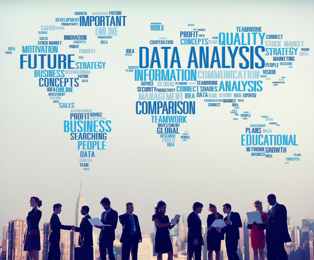 Data Analysis Analytics Comparison Information Networking Concept