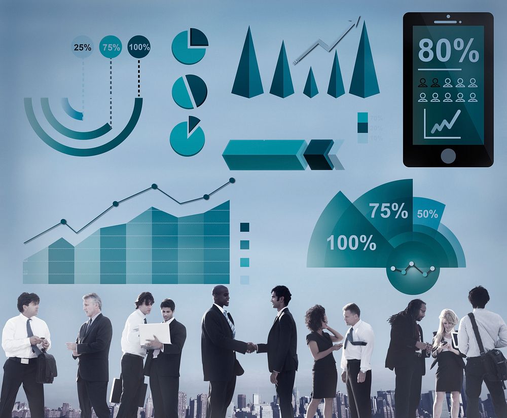 Analytics Statistics Business Progress Analysis Concept