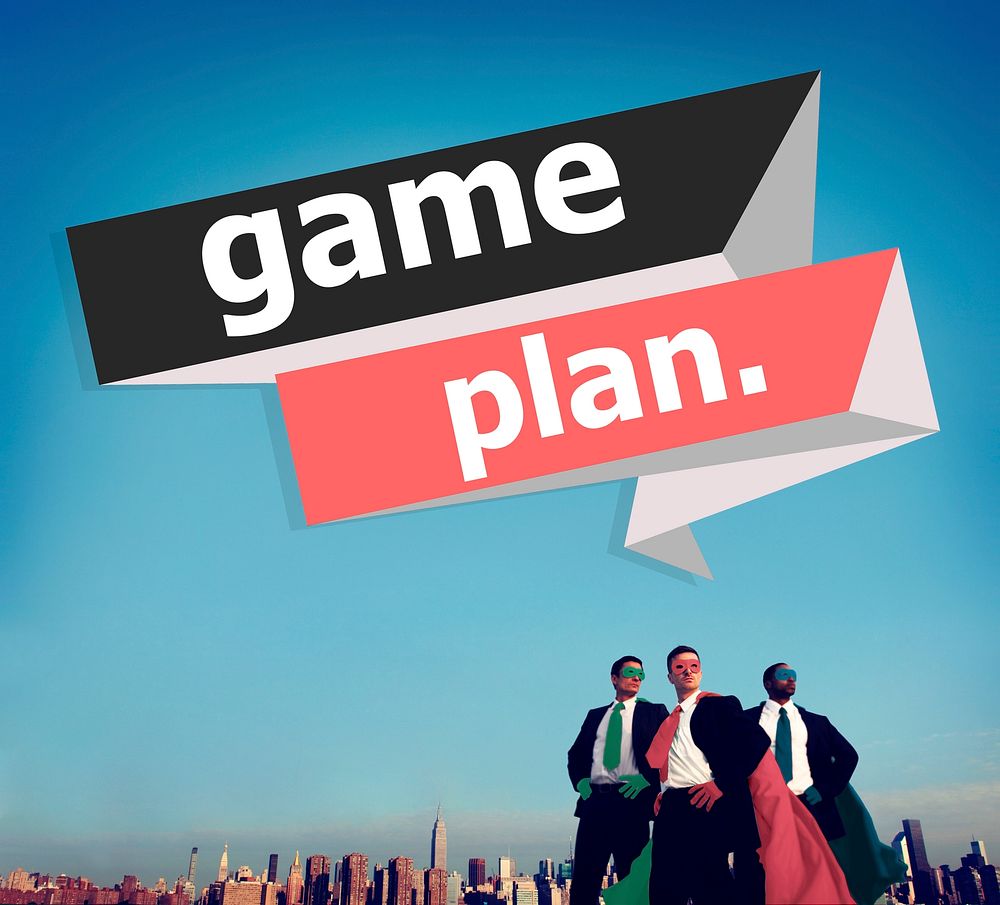 Game Plan Planning Strategy Direction Goal Solution Concept