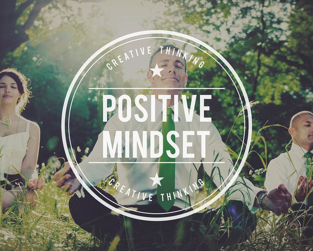 Positive Mindset Choice Thinking Conscious Focus Concept