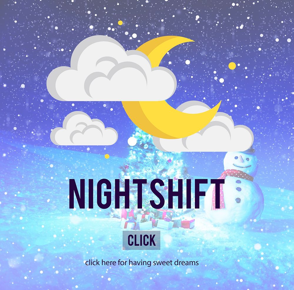 Nightshift Business Evening Hours Overtime Concept