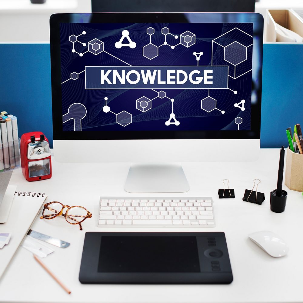Knowledge Particles Geometry Shapes Graphics Concept