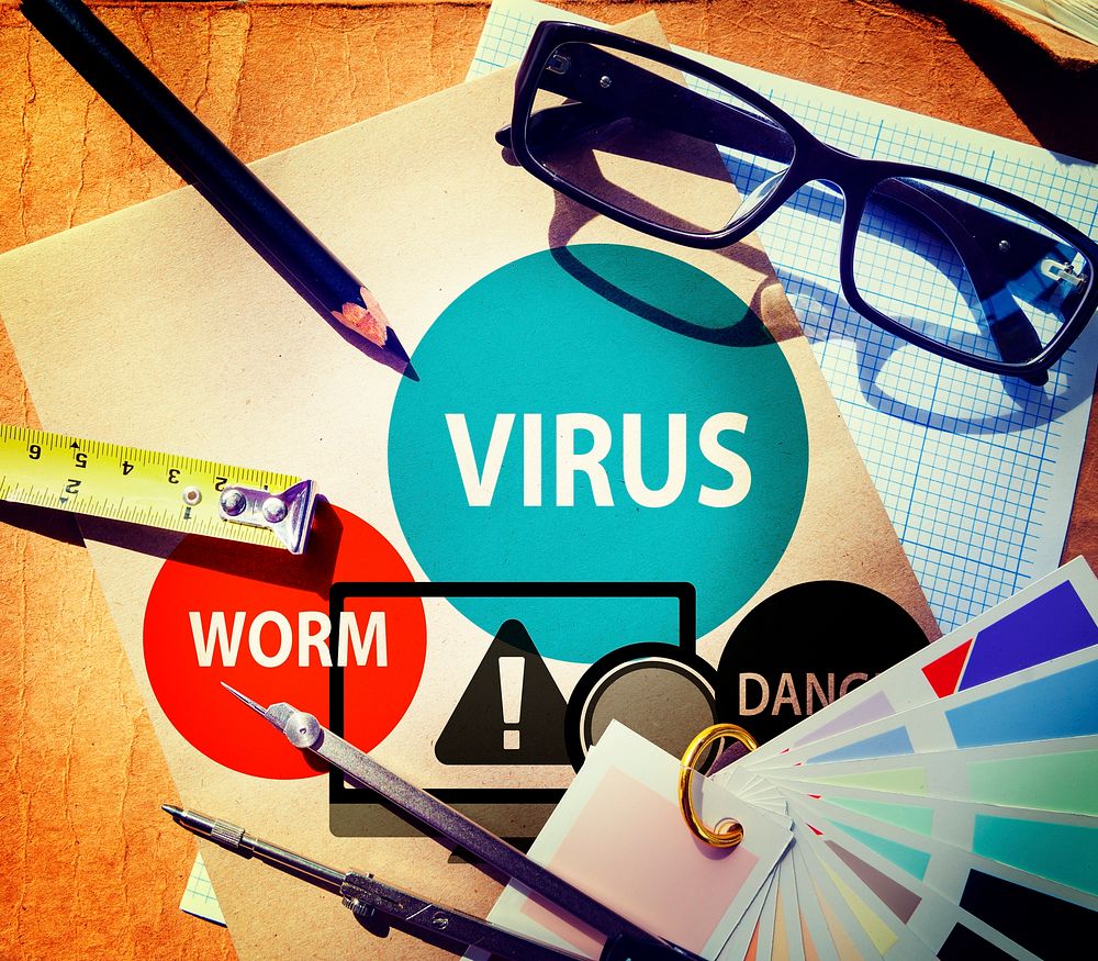 Virus Internet Security Phishing Spam Concept