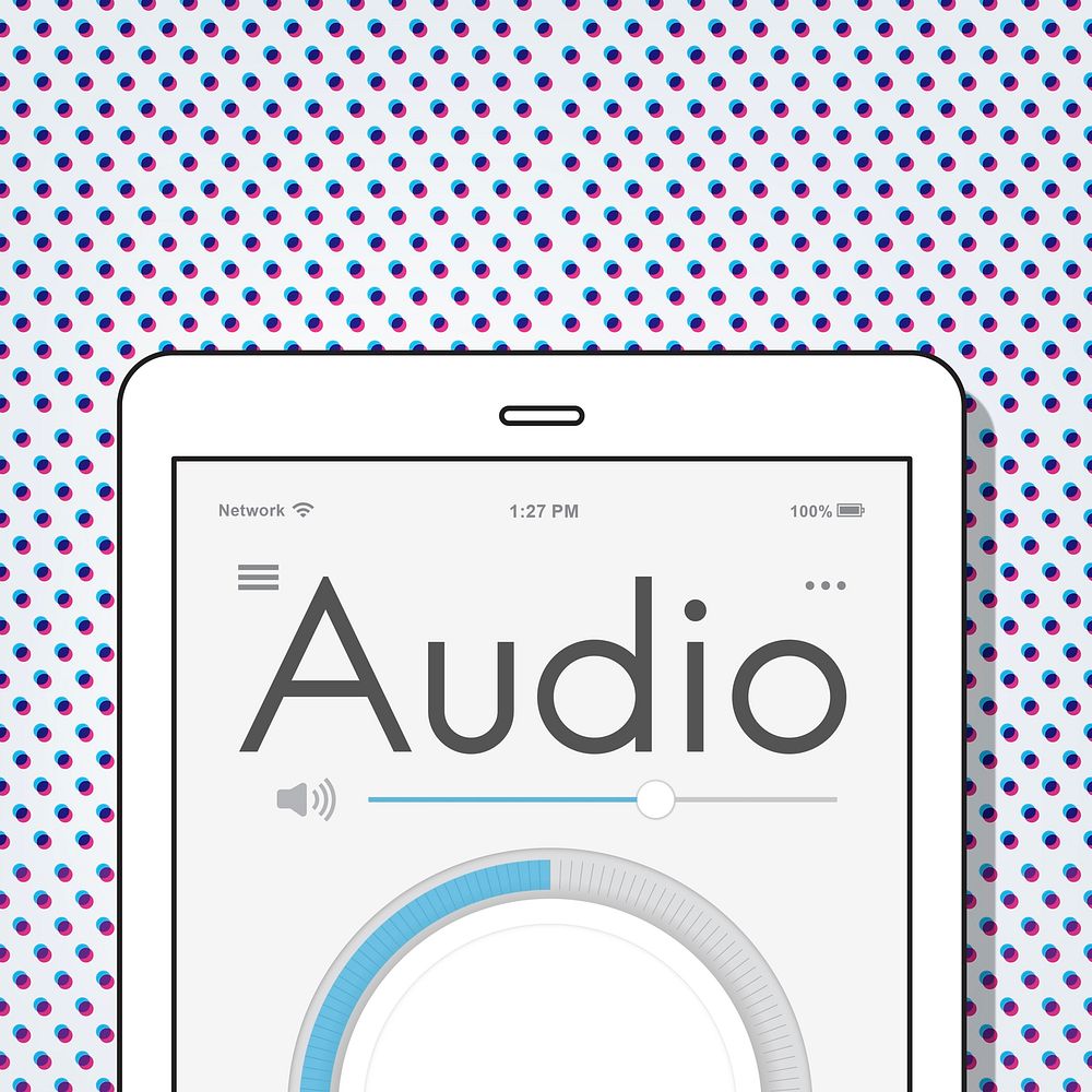 Button Volume Audio Music Sound Graphic Concept
