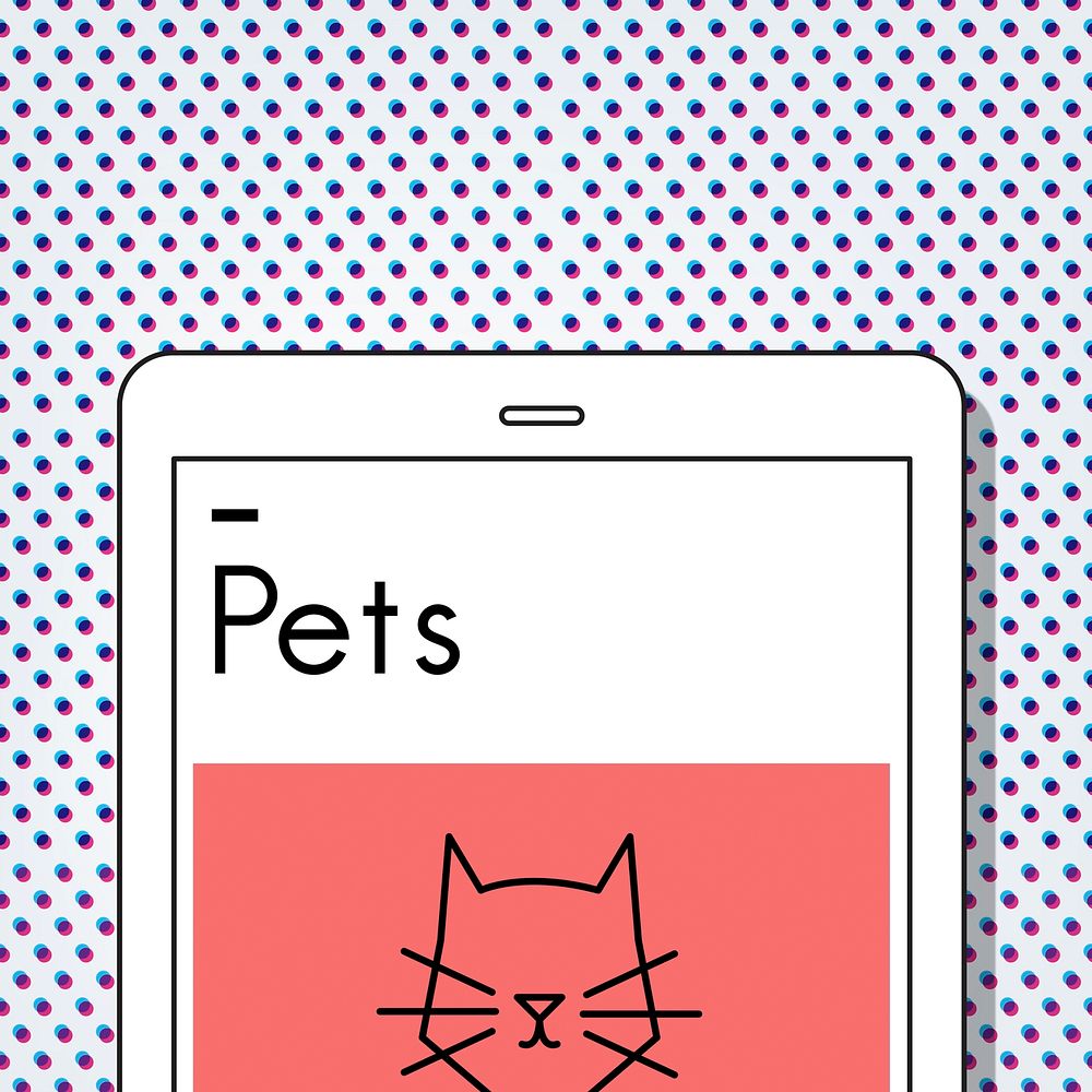 Pets Illustration Symbols Icon Cat