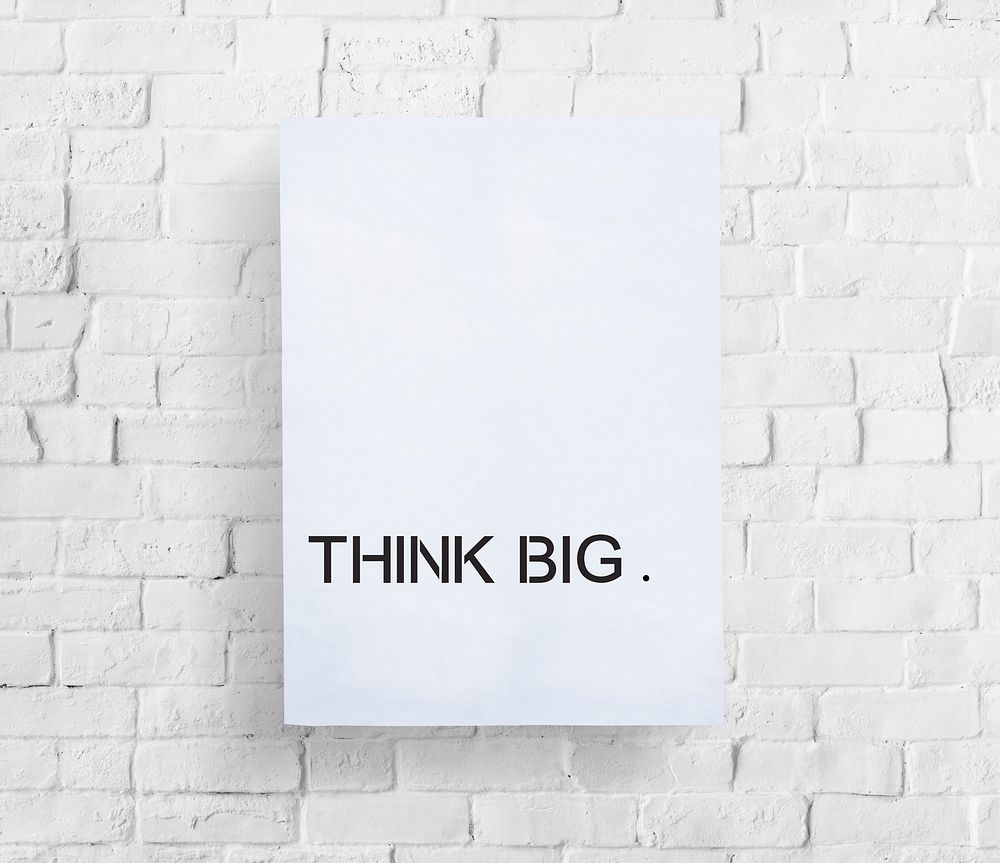 Think Big Creative Imagination Strategy Visionary Concept