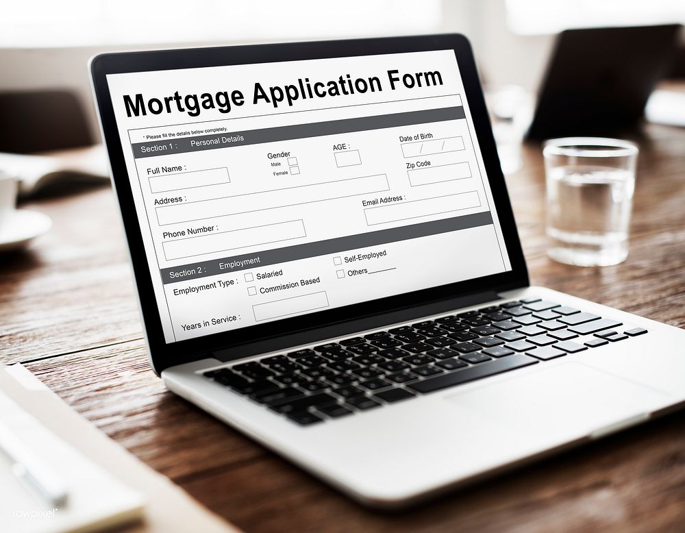 Mortgage Application Form Information Details Concept