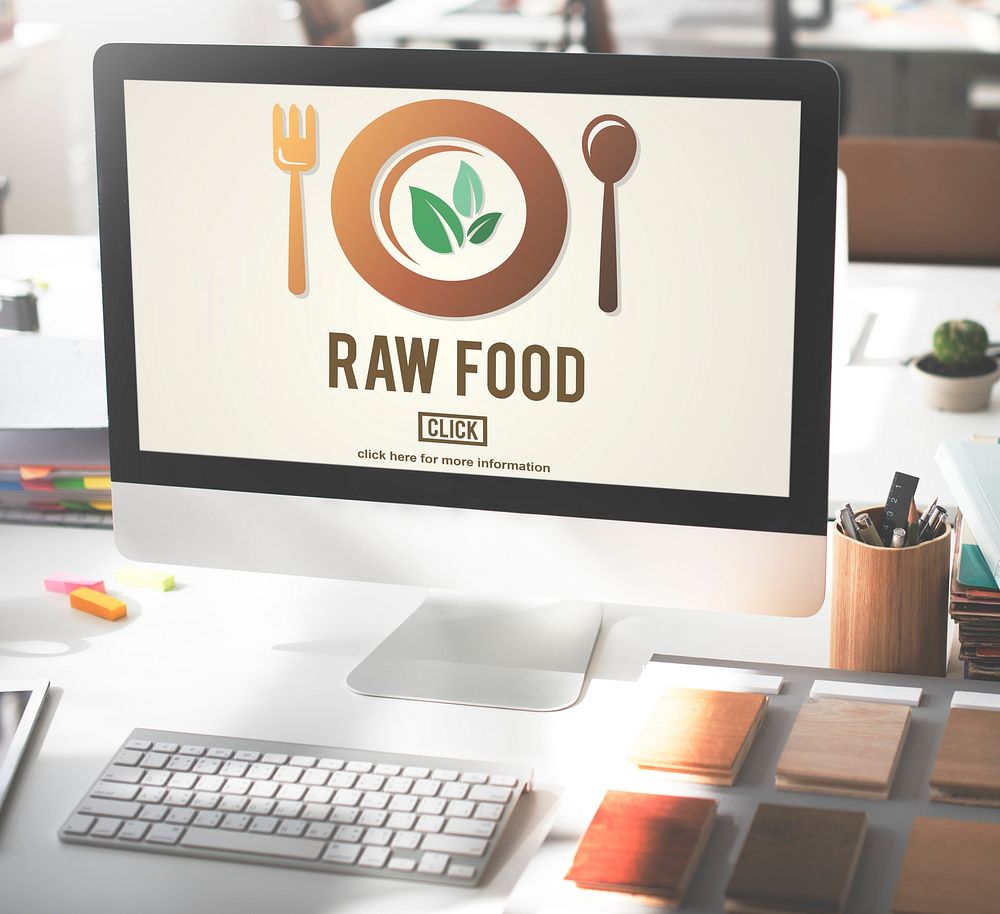 Raw Food Eating Healthy Lifestyle Concept