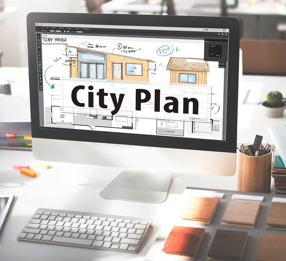 City Plan Plan SKetch Blueprint Design Concept